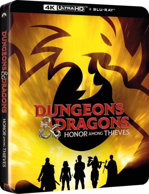 Dungeons & Dragons: Betyárbecsület (UHD + BD) - limitált, fémdobozos változat (steelbook) - Blu-ray