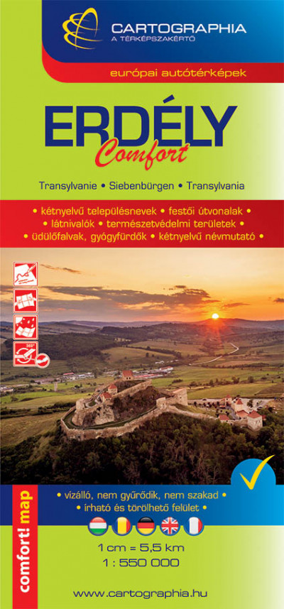 Erdély Comfort térkép
