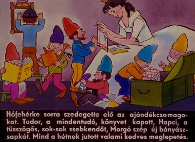 A hét kis törpe egyedül - Diafilm