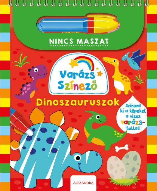 Varázs színező Dinoszauruszok