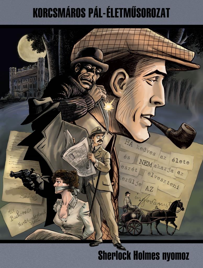 Sherlock Holmes nyomoz (szépia, nagyalakú)