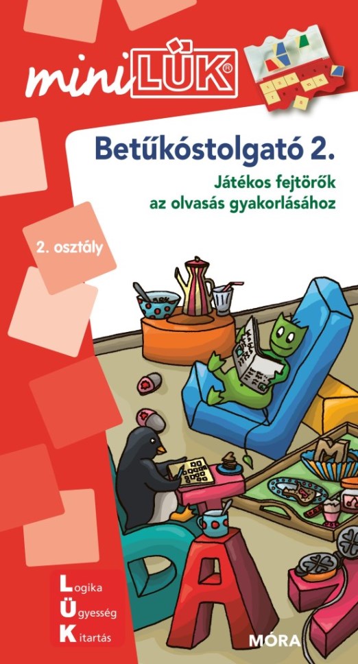 Betűkóstolgató 2. - Mini LÜK - Játékos fejtörők az olvasás gyakolásához LDI211