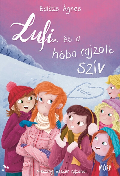 Lufi és a hóba rajzolt szív