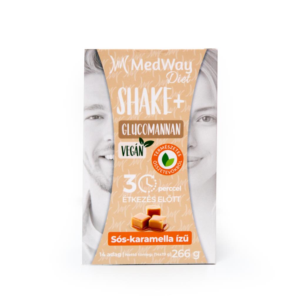 MedWay Diet Vegán Shake - Sós-karamella ízű, glükomannánnal