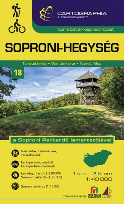 Soproni-hegység turistatérkép