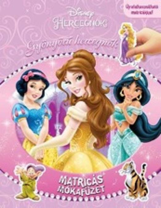 Disney – Matricás mókafüzet: Gyönyörű hercegnők