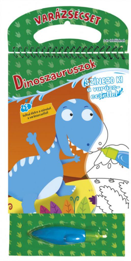 Varázsecset - Dinoszauruszok - Színezd ki a varázsecsettel