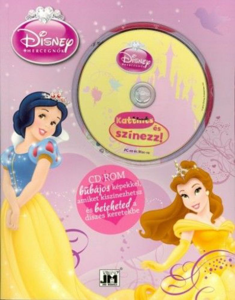 Disney Hercegnők - A4 színező szoftverrel