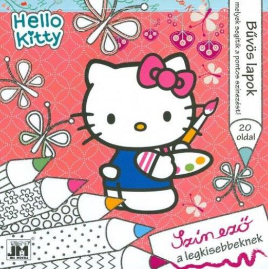 Hello Kitty - 20x20 csillám színező