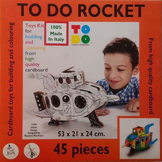 Űrhajó, rakéta - Rocket, 45 darabos