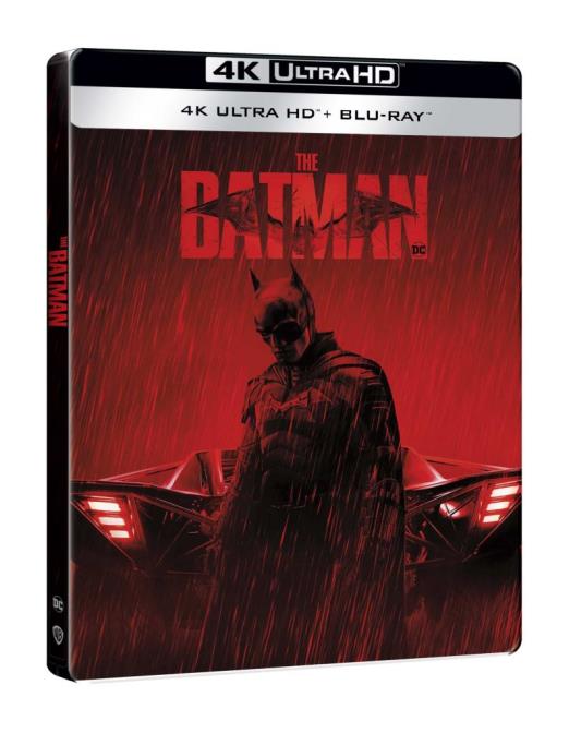 Batman (2022) (UHD + 2 BD) - limitált, fémdobozos változat ("Batmobile Tail Lights" steelbook)