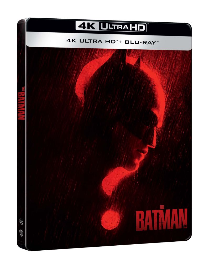 Batman (2022) (UHD + 2 BD) - limitált, fémdobozos változat ("Red Question Mark" steelbook)