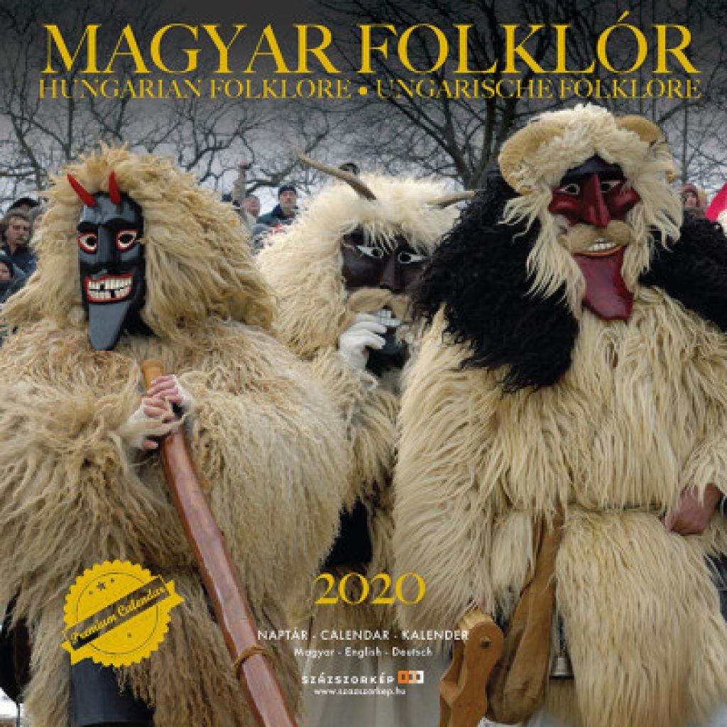 Magyar Folklór prémium naptár 2020 - 22x22 cm