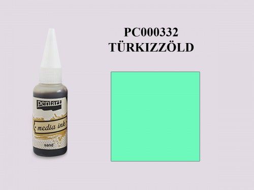 Média tinta, türkizzöld 20ml