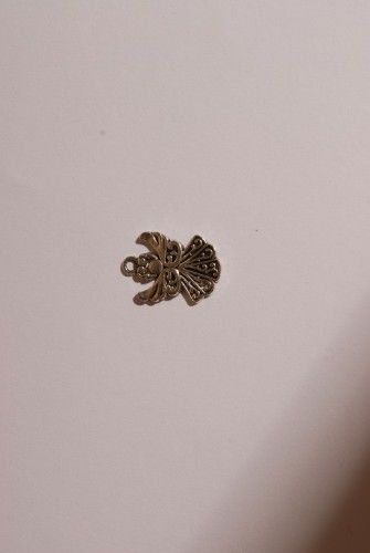 Angyal medál, szívvel 2,5cm/2db