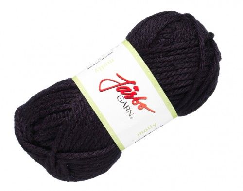 Molly fonal 100% akril 50g, kb.50m fekete