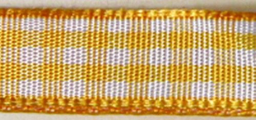 Kockás szalag 9,5mm, sárga