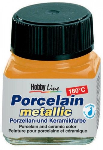 Porcelánfesték metál 20 ml ezüst