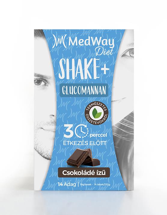 MedWay Diet Shake - Csokoládé ízű, glükomannannal
