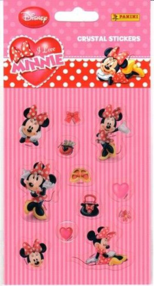Matrica - I love Minnie / Crystal stickers 2.