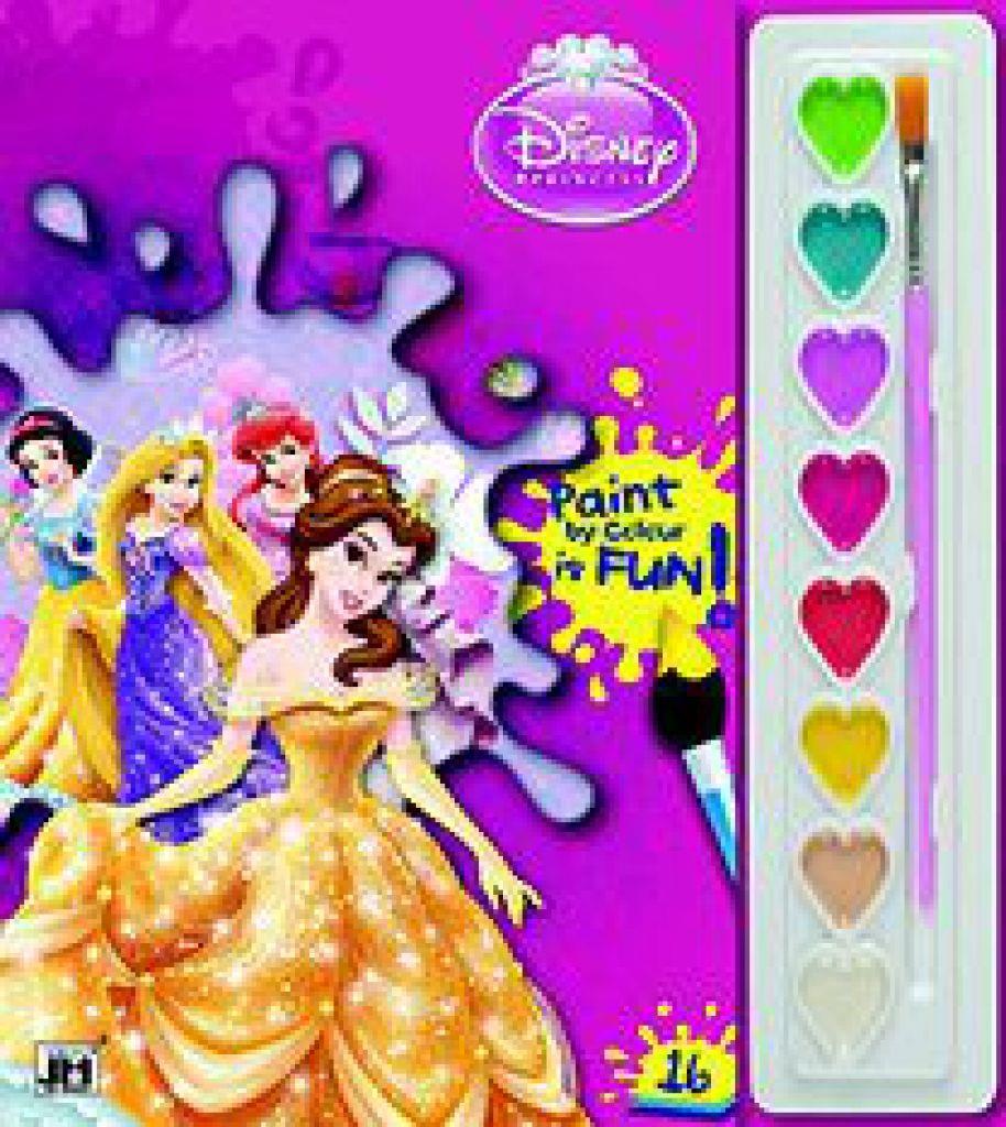 Disney Hercegnők - A5 kifestő festőkészlettel