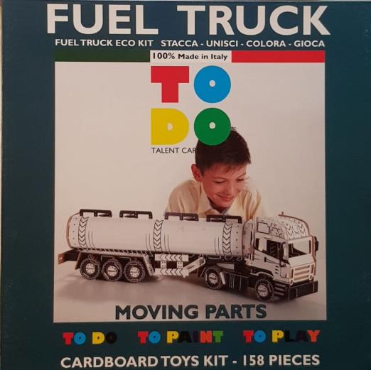 Üzemanyagszállító tartálykocsi - Fuel truck, 156 darabos