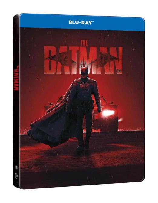 Batman (2022) (2 BD) - limitált, fémdobozos változat ("Batmobile Head Lights" steelbook)